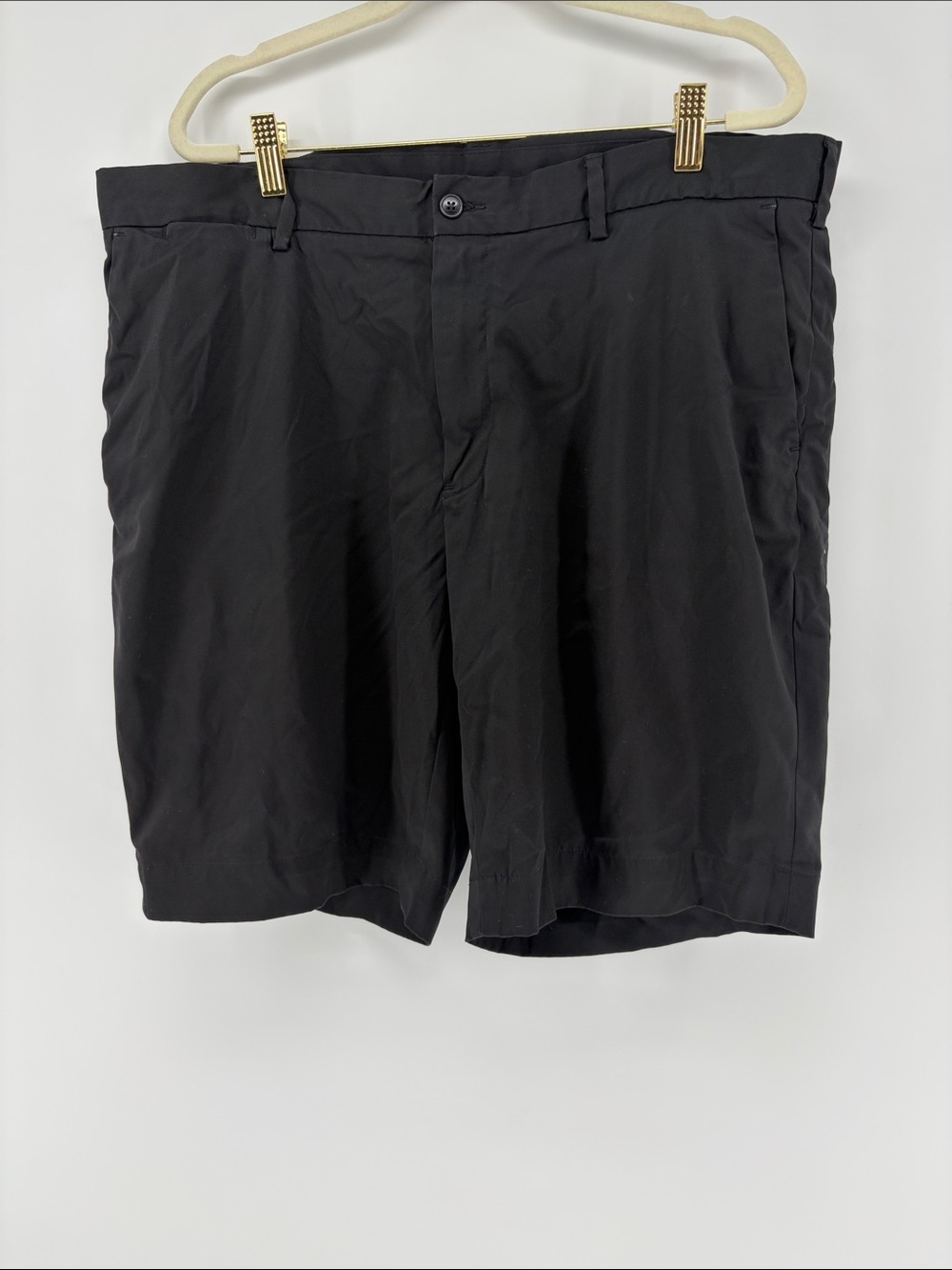 Polo Ralph Lauren Performance Black Shorts Stretch Classic Fit Golf Hybrid Sz 38
